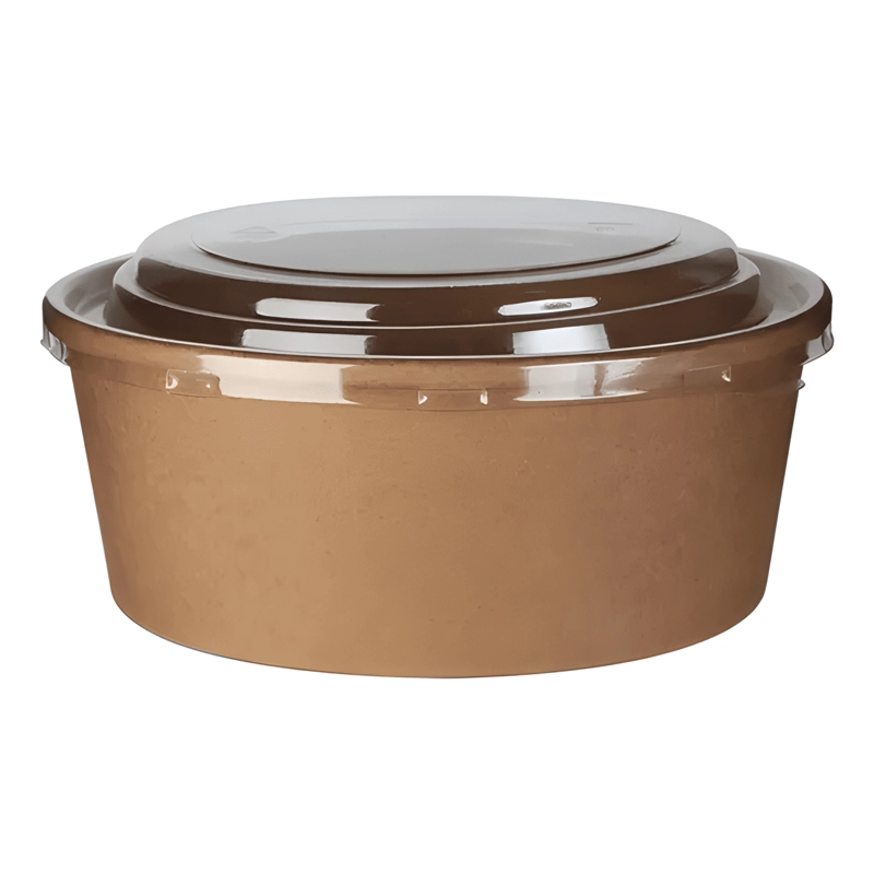 BOWL KRAFT 1300 ML CON TAPA ECOLOGICO 20 UNIDADES - 2