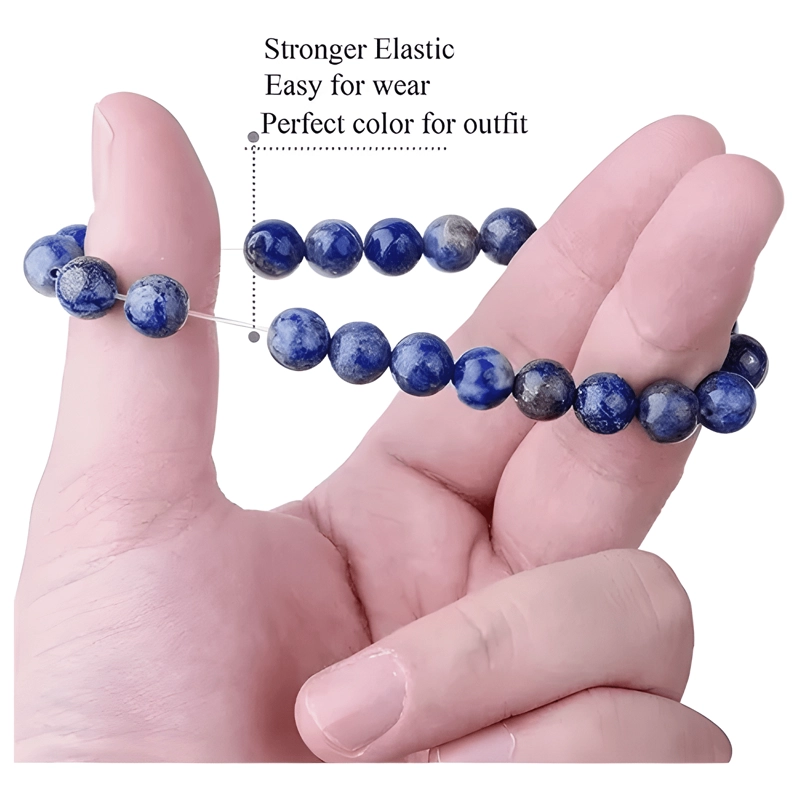 PULSERA LAPISLAZULI ORIGINAL PIEDRA SABIDURIA #20 - 4