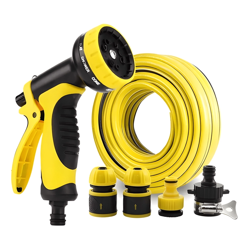 MANGUERA RETRACTIL CARRETE Y PULVERIZADOR ACCESORIOS JARDIN - 4