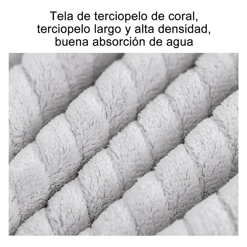 JUEGO DE 2 TOALLAS DE BAÑO TOALLA MANO ALTAMENTE ABSORBENTES - 3