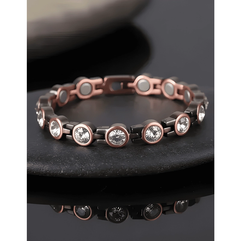 PULSERA COBRE MAGNE TICA - IMANES TERAPIA - BRAZALETE #6 - 4