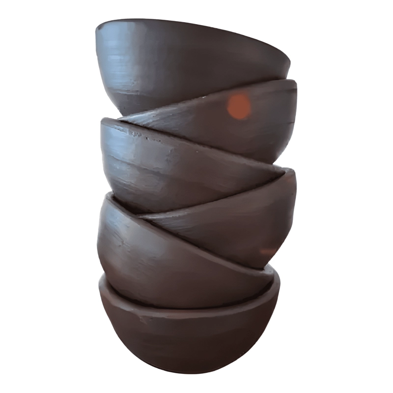 POCILLO O PAILA DE GREDA 16 CM PACK 6 UNIDADES - 2