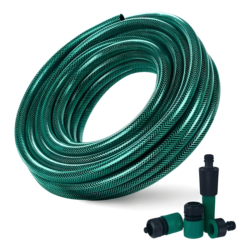 MANGUERA PVC REFORZADA PARA RIEGO JARDIN 1/2 PULGADA 30 MTS - 1