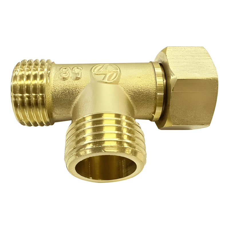 CONECTOR TIPO T MACHO HEMBRA ROSCA 1/2 HE HE HI LATON - 3