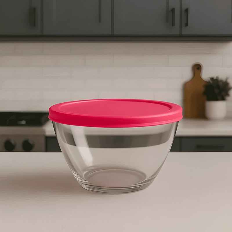 SET 12 BOWLS TAZON CONTENEDOR DE VIDRIO CON TAPA APERITIVOS - 2
