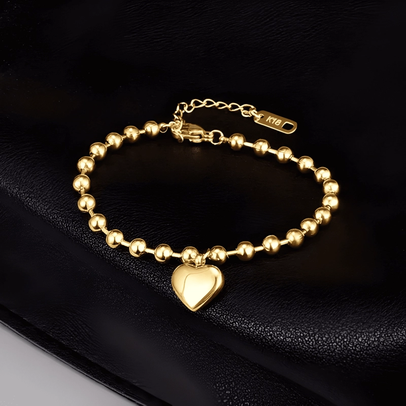 PULSERA MUJER AJUSTABLE CORAZON ORO 18KT - 1003O - 4