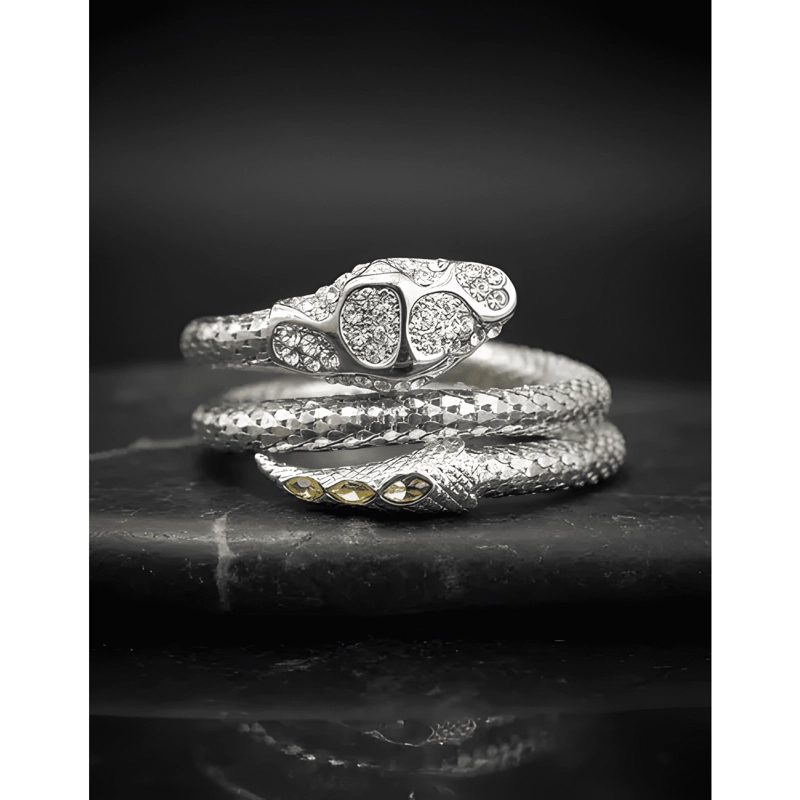 PULSERA SERPIENTE CON BRILLOS.- DEMIALMA. - 2