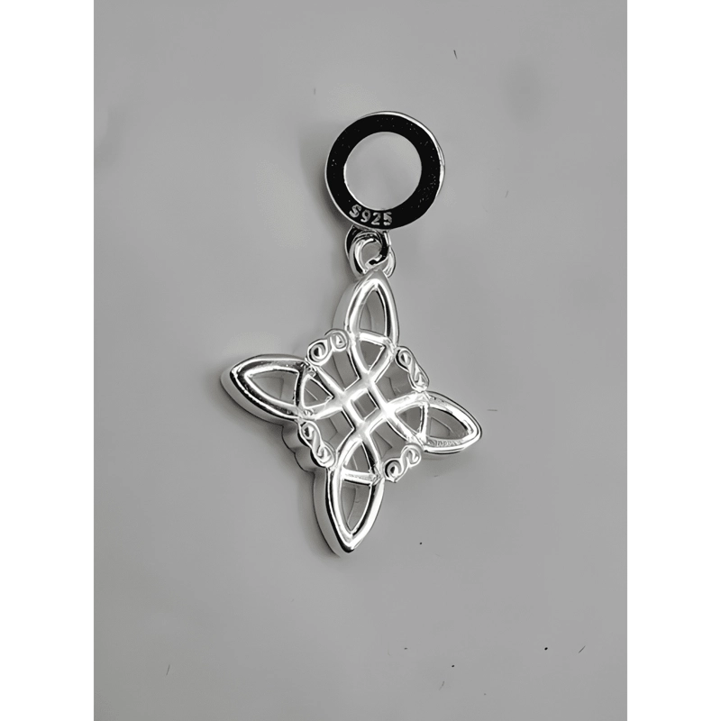 CHARM NUDO DE BRUJA PLATA 925 PARA PULSERA PROTECCION PANDOR - 3