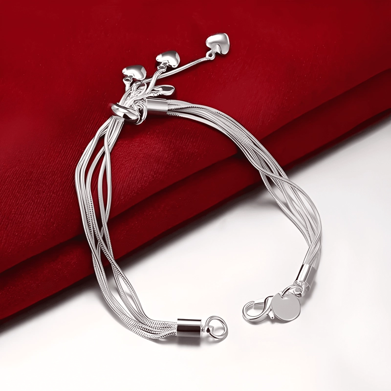 PULSERA MUJER ESCLAVA BRAZALETE PLATA 925 ELEGANTE #5 - 3