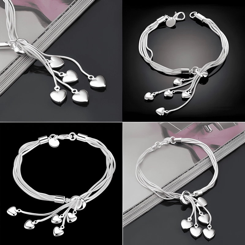 PULSERA MUJER ESCLAVA BRAZALETE PLATA 925 ELEGANTE #5 - 4