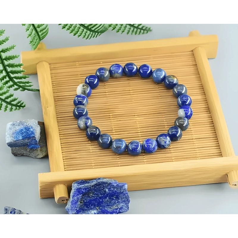 PULSERA LAPISLAZULI ORIGINAL PIEDRA SABIDURIA PROTECCION - 1