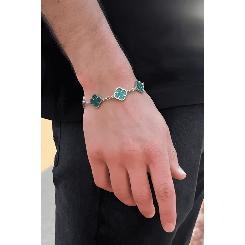 PULSERA GREEN CLOVER - 1