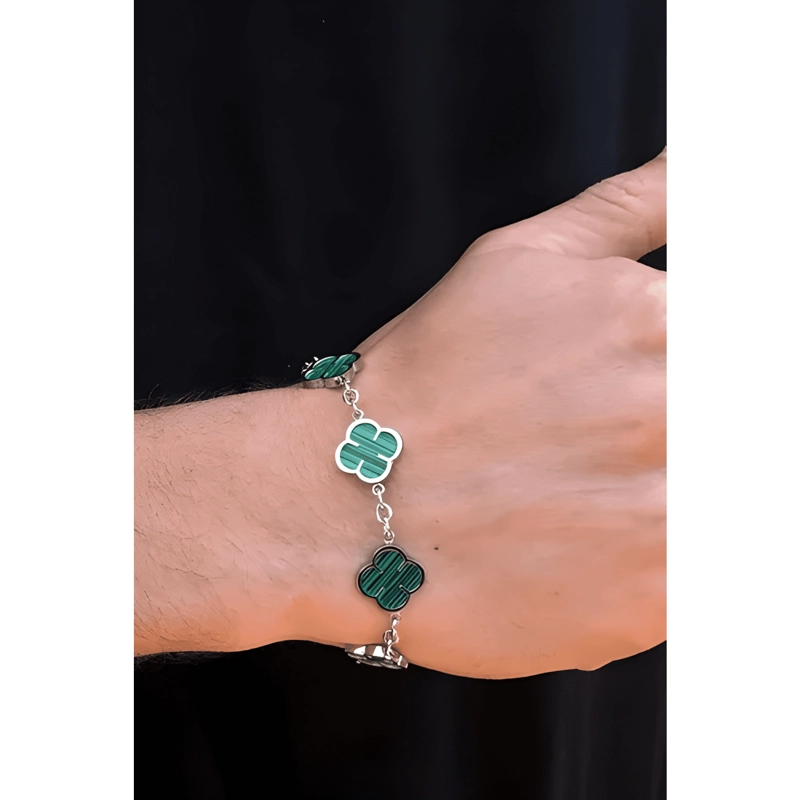 PULSERA GREEN CLOVER - 2