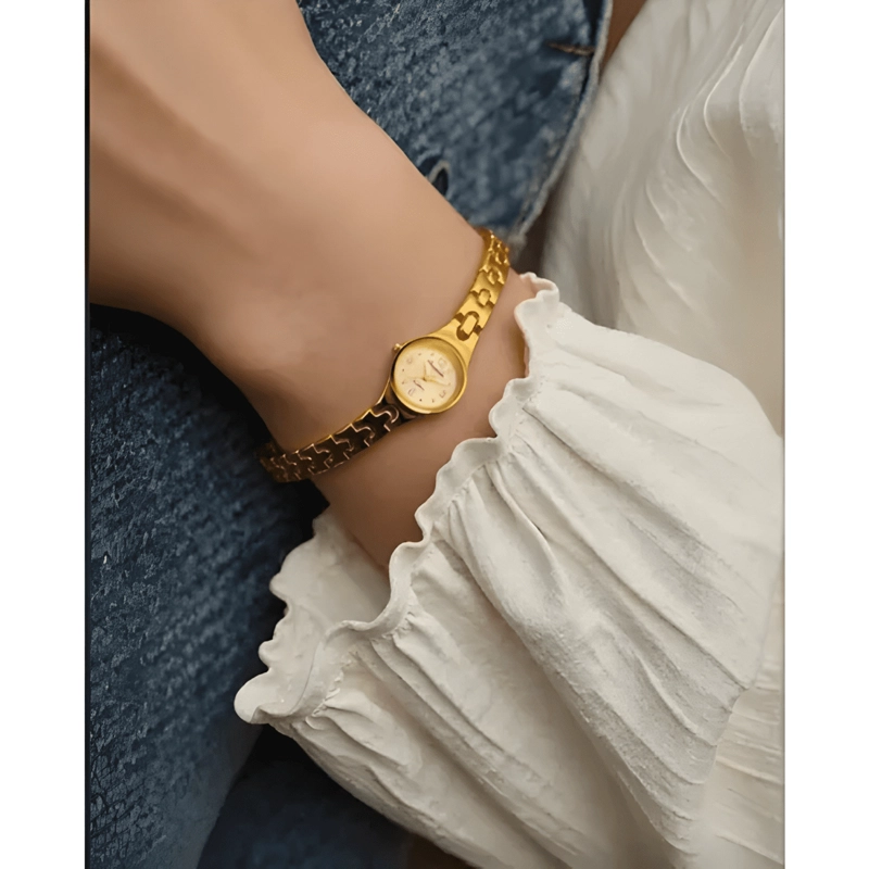 PIEZA ELEGANTE Y DELICADO PARA MUJER VERSATIL PEQUEÑO DORADO - 3