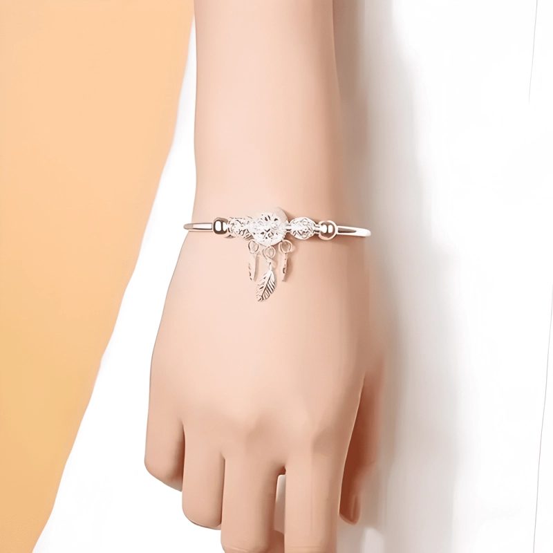 PULSERA ATRAPASUEÑOS DE PLATA 925 MUJER REGALO AJUSTABLE - 3