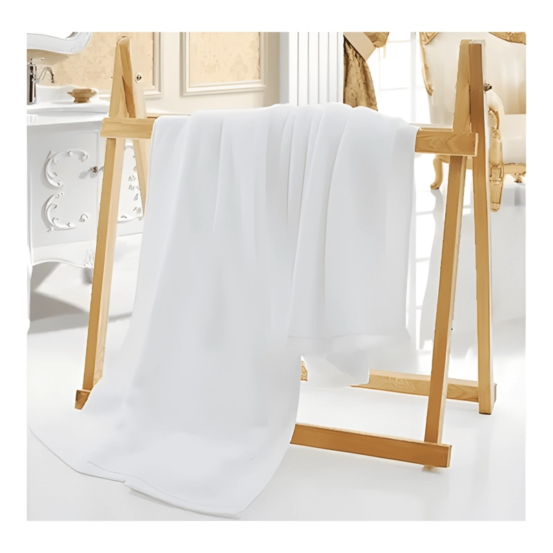 PACK 6 TOALLAS DE BAÑO DE HOTEL ALGODON 140X70 BLANCO #4 - 2