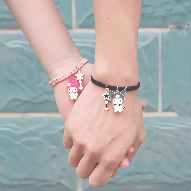 PAR DE PULSERAS KUROMI Y MELODY AMISTAD PAREJAS - 2