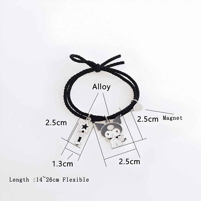 PAR DE PULSERAS KUROMI Y MELODY AMISTAD PAREJAS - 3