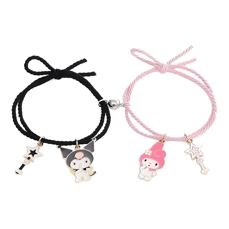 PAR DE PULSERAS KUROMI Y MELODY AMISTAD PAREJAS - 4