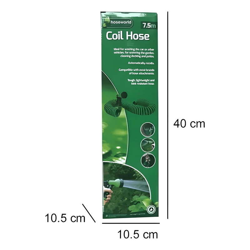 MANGUERA EXTENSIBLE CON PISTOLA 7,5 MTS VERDE #2 - 3