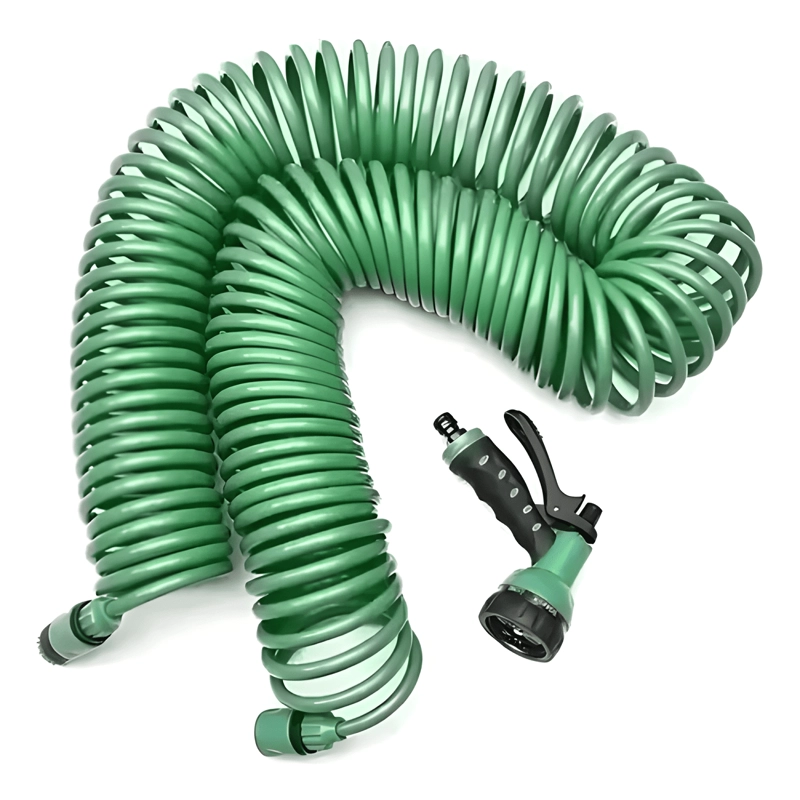 MANGUERA 30 MTS ESPIRAL EXPANDIBLE CASA JARDIN VERDE - 1