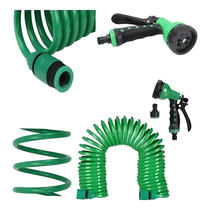 MANGUERA 30 MTS ESPIRAL EXPANDIBLE CASA JARDIN VERDE - 3