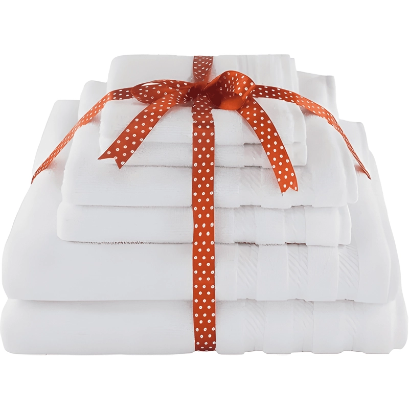 SET DE 6 TOALLAS 100% ALGODON TURCO PREMIUM - 1