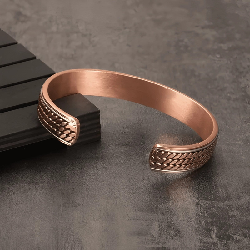 PULSERA BRAZALETE MAGNE TICA IMAN TERAPIA COBRE 99%, ARTRITIS - 1