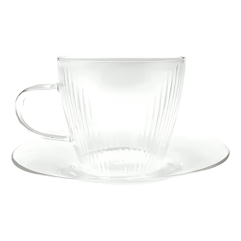 SET 4 TAZAS CON PLATO ESPRESSO 110ML - 2