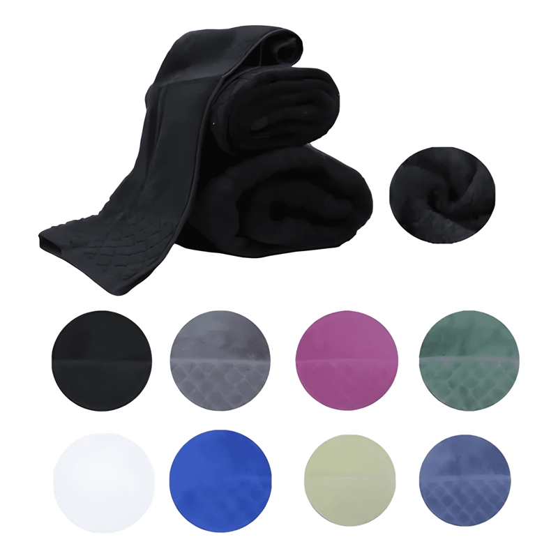 TOALLA DE CARA 30*50CM 100% ALGODO PACK DE 2 LISO NEGRO - 1