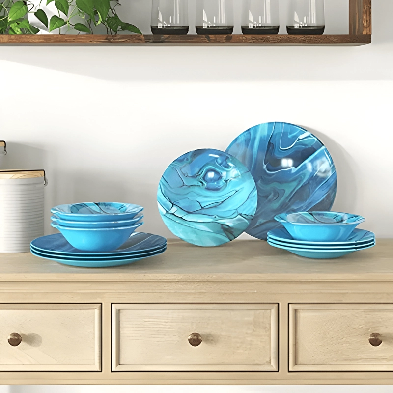 JUEGO DE ALMUERZO DE CERAMICA, 8 PIEZAS DE CERTIFIED - 3