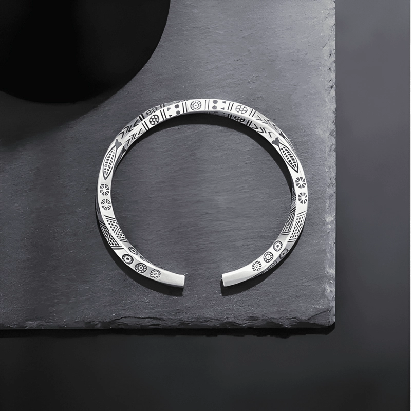 PULSERA PLATA 925 AJUSTABLE MUJER HOMBRE REGALO JOYA JAPONES - 1