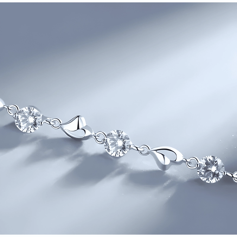PULSERA CORAZON PLATA 925 MUJER ELEGANTE REGALO - 3