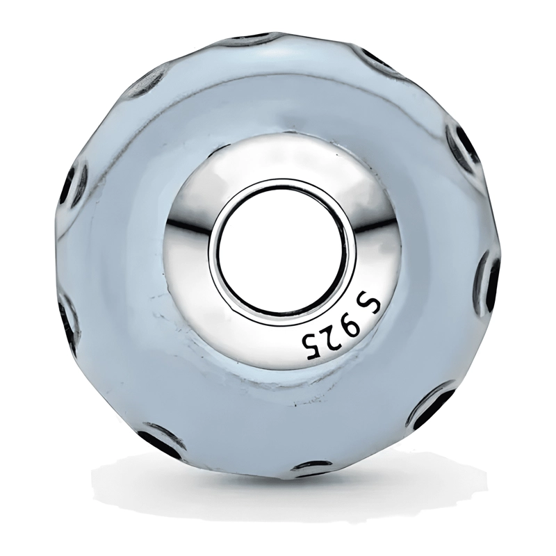 CHARM DIJE CRISTAL MURANO PLATA 925 - 1