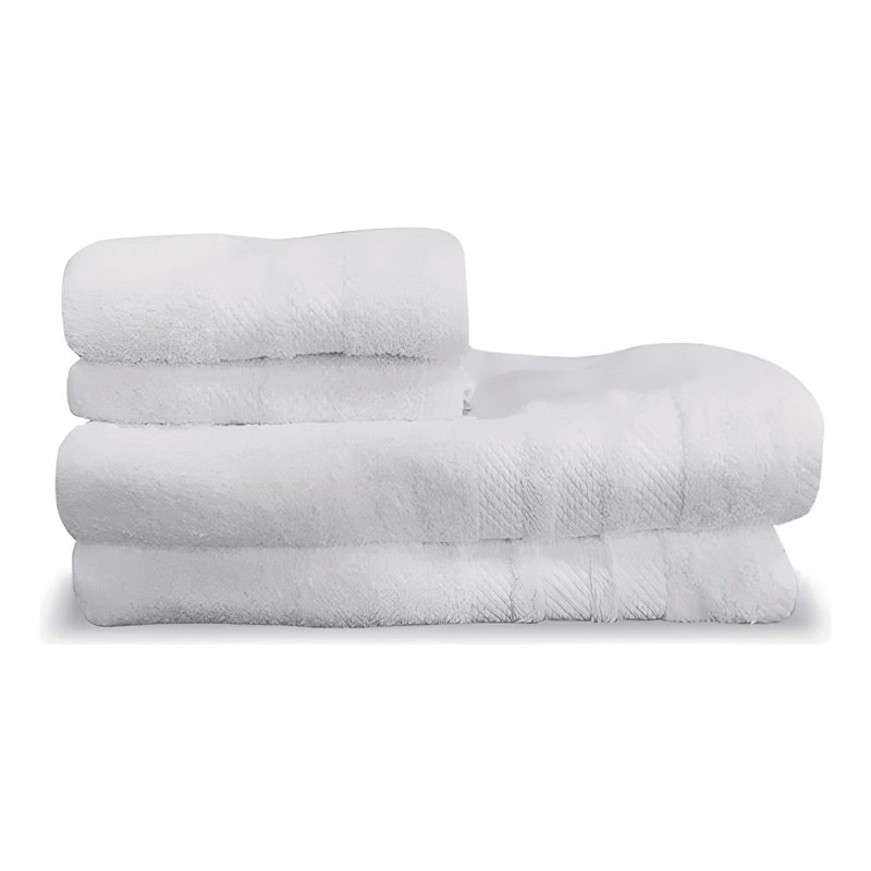 SET 2 TOALLAS BAÑO +2 TOALLAS DE MANO 100% ALGODON - 1