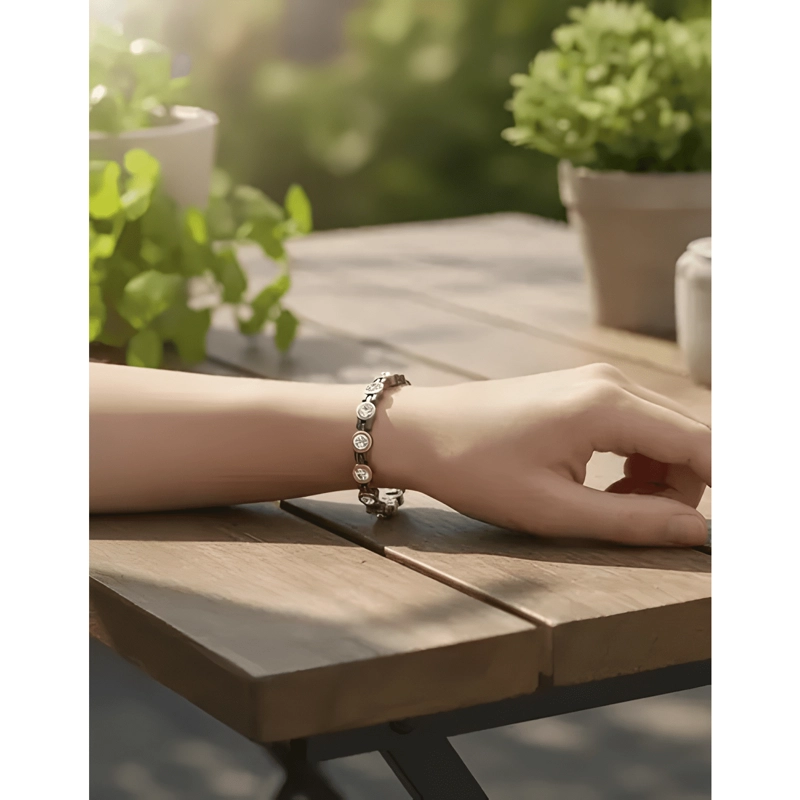 PULSERA COBRE MAGNE TICA - IMANES TERAPIA - BRAZALETE #4 - 3
