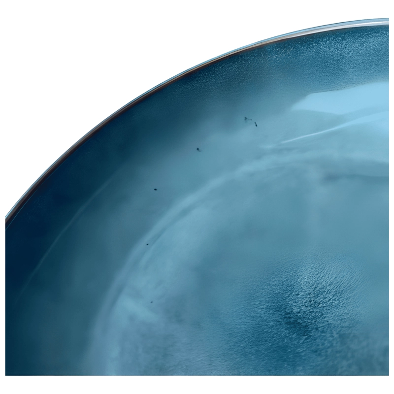 SET 6 BOWL REDONDO CERAMICA 22X4.5 CM LINEA EFES TIPO GRES - 3