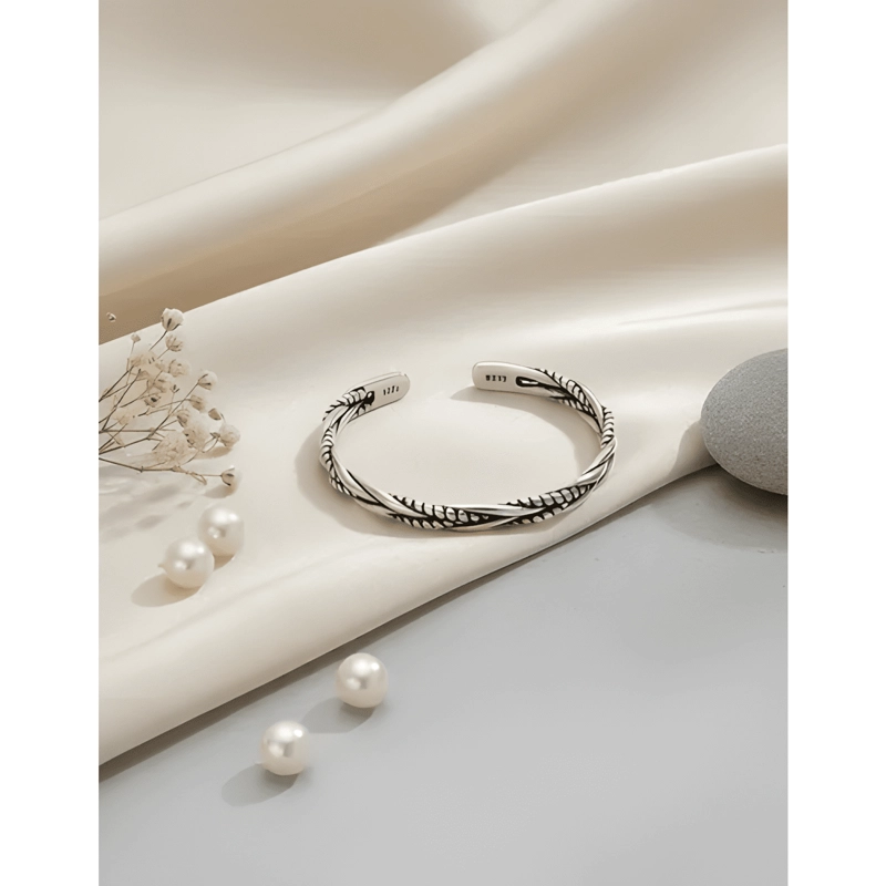 PULSERA TRENZADA PLATA 925 UNISEX #6 - 1