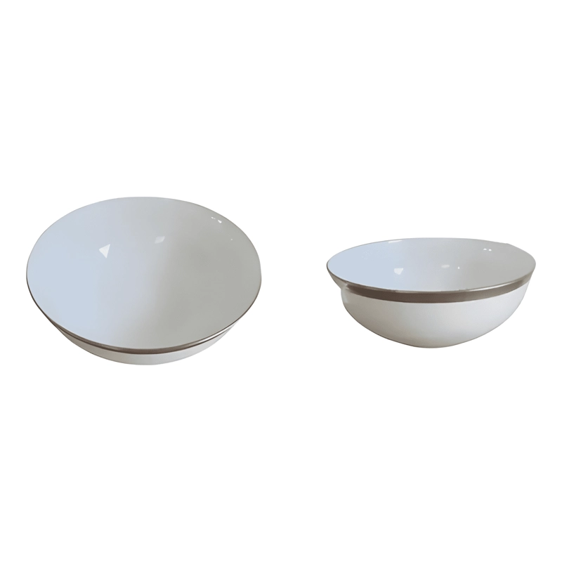 PLATOS HONDO SET DE 6 PIEZAS LINEA DORADA - 1