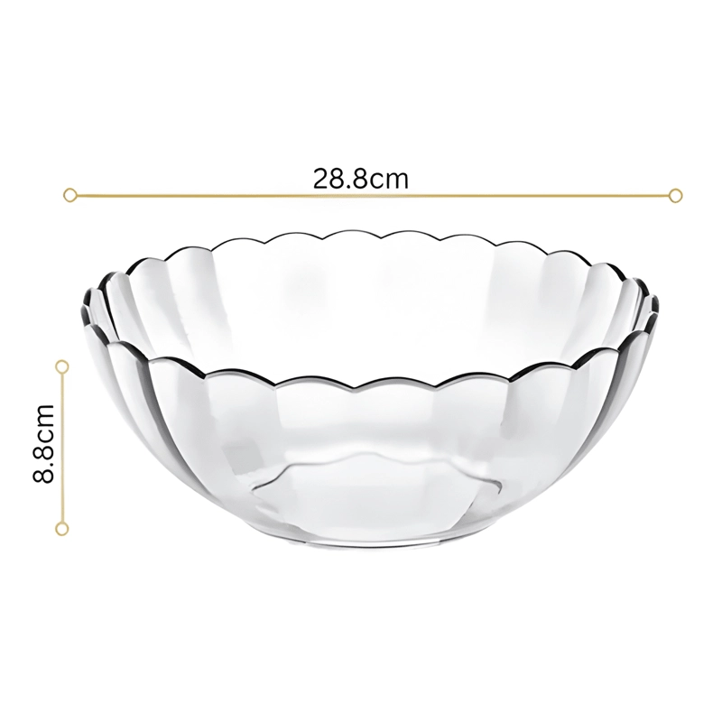 ENSALADERA FUENTE DE VIDRIO 2 LITROS MARINEX - 1