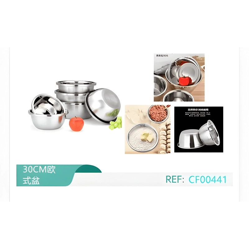 BOWLS ACERO INOXIDABLE 30CM RECIPIENTE - 2