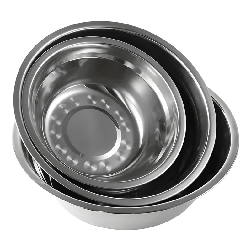 BOWL PROFUNDO 26 CM ACERO REPOSTERIA COCINA - 3