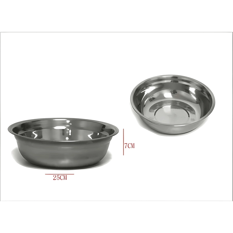 PACK DE 5 BOWLS DE ACERO INOXIDABLE NICE IDEAL PARA MEZCLAR - 2