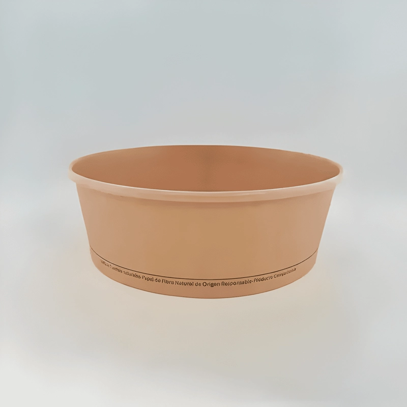 ENVASE BOWL KRAFT PLA 1300CC CON TAPAS 300 UNIDADES - 4
