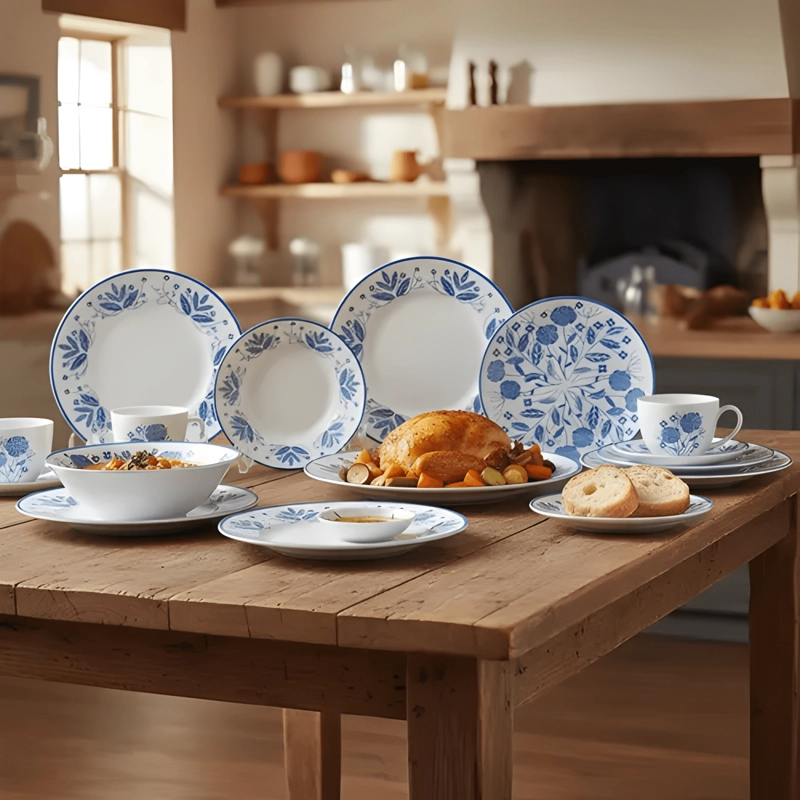 SET VAJILLA PORCELANA 30 PIEZAS - 2