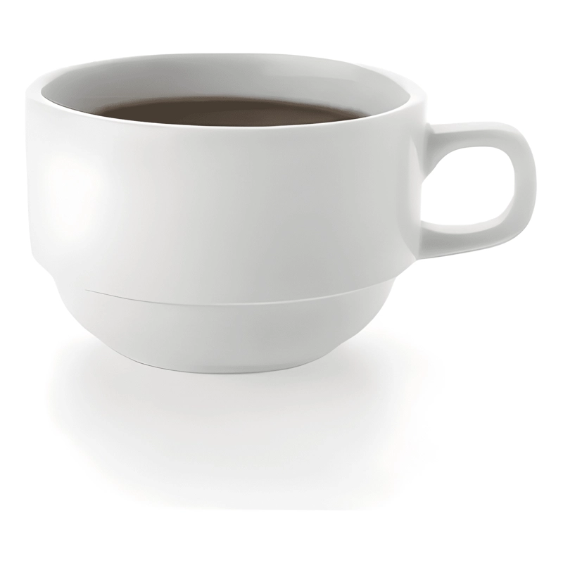 SET DE 12 TAZA TE 200 CC + PLATILLO APILABLE TOWER PORCELANA - 3