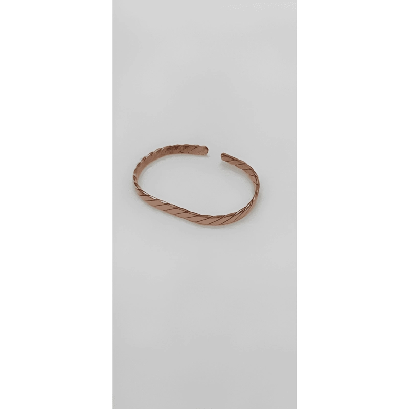 PULSERA DE COBRE, AJUSTABLE, DISEÑO UNISEX - 2