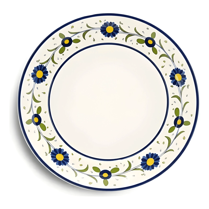 JUEGO DE VAJILLA 30 PIEZAS PORCELANA FIESOLE CON FLORES - 4