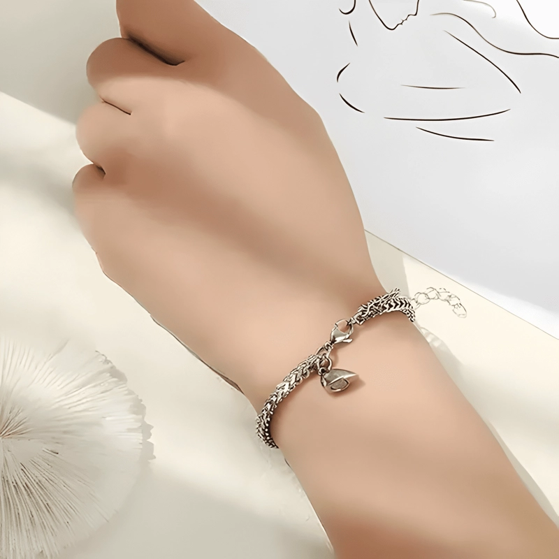 PULSERAS PARA PAREJAS CON IMAN CORAZON REGALO DE AMOR #3 - 3