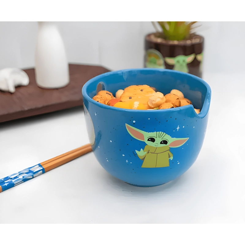 BOWL DE PLASTICO SILVER BUFFALO GROGU DE THE MANDALORIAN - 4